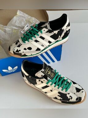 Adidas SL 72 Cow Print Sneakers (JR1639)-Size 7 ✨Hard to Find Size